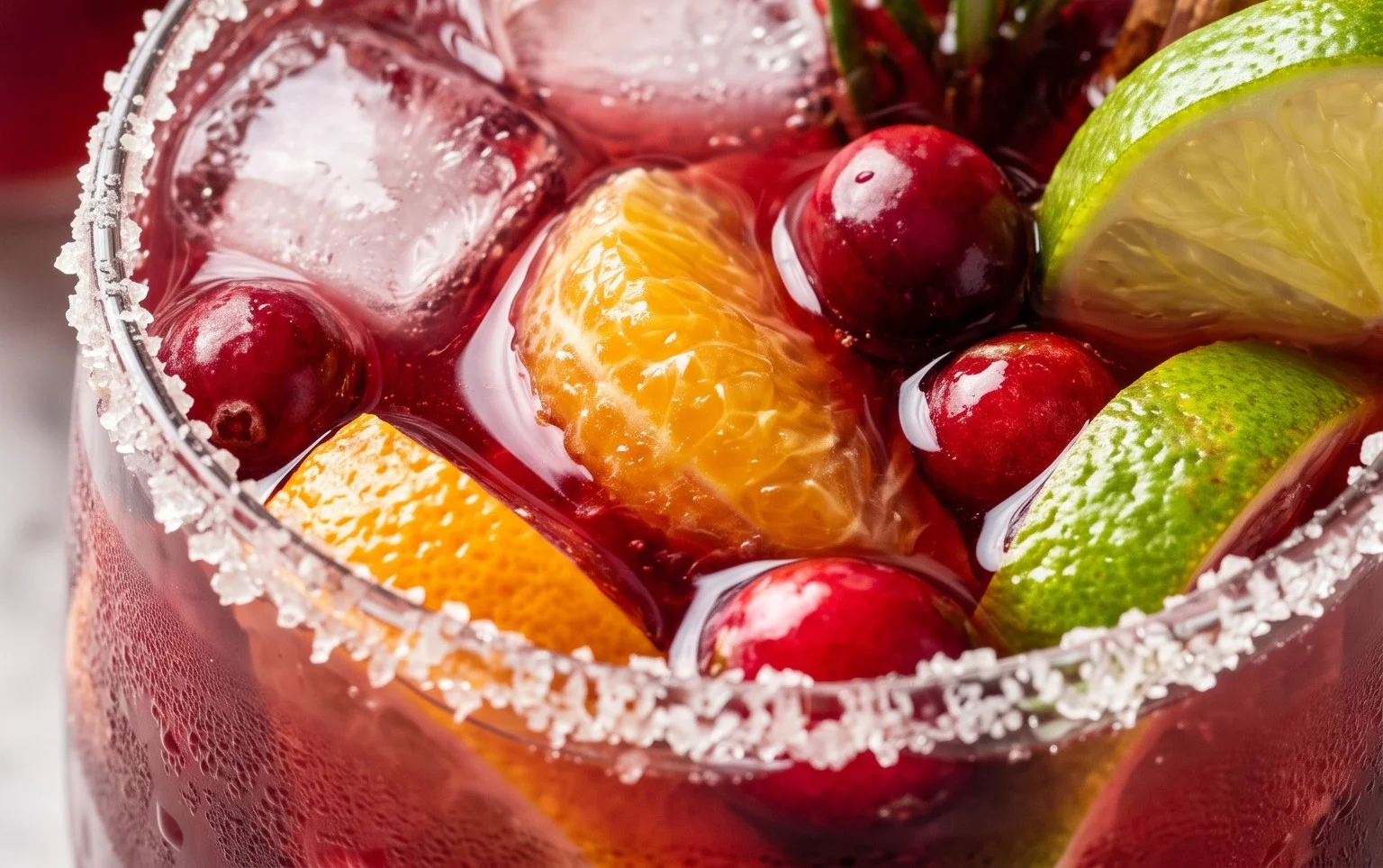 Cranberry Orange Margarita Sangria
