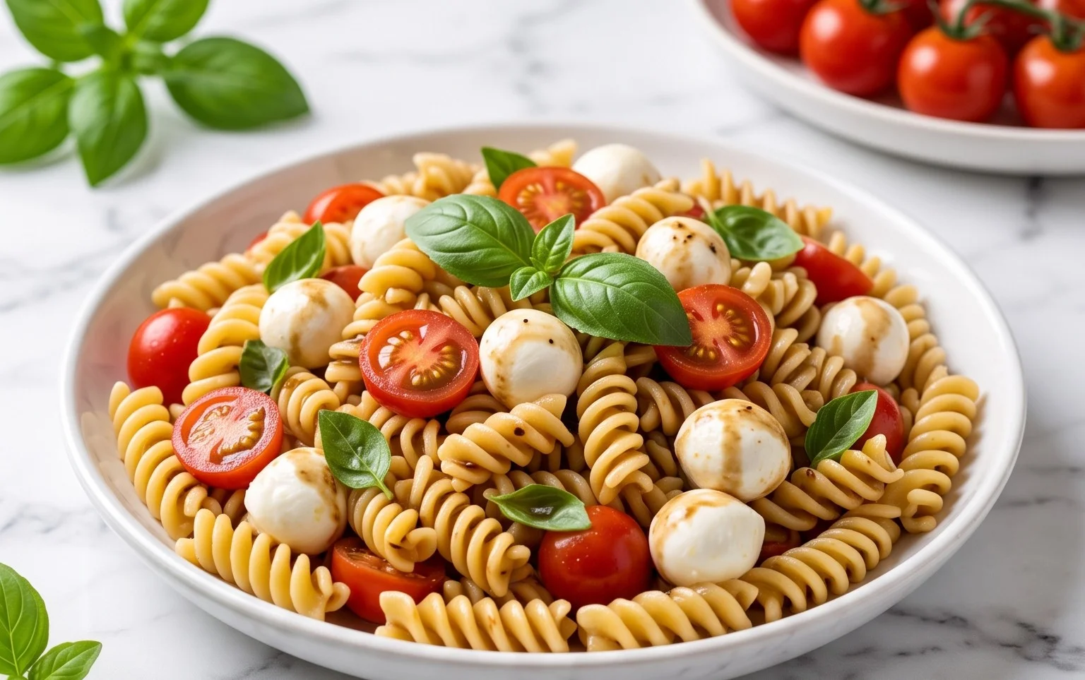 Easy Caprese Pasta Salad Recipe